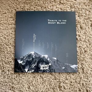 Tribute to the Mont Blanc Book